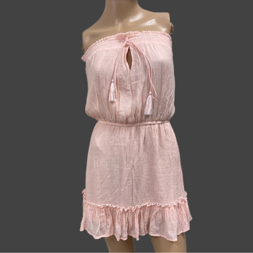 Sugar & Cream Peach Dress - Small - Sleeveless